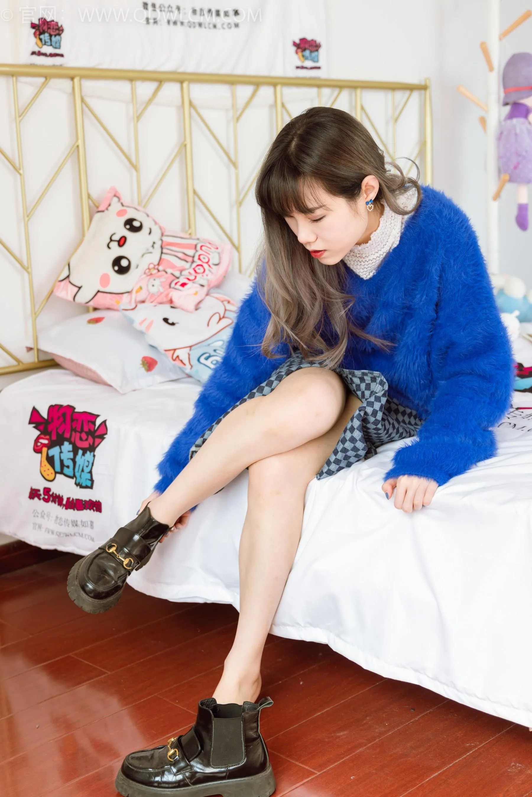 物恋传媒 NO.1507 依依-蓝色情怀 [140P]插图7